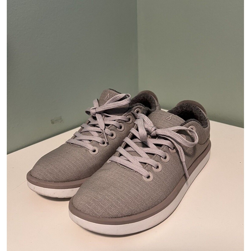 Allbirds Wool Piper Woven Women's Size 8 Grey Lace Up Shoes Sneakers